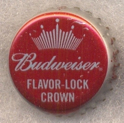 Anheuser-Busch Bottle CAP BUDWEISER unused BLUE & SILVER Beer CROWN MISSOURI 