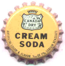 Soda pop bottle caps Lot of 25 CANADA DRY CLUB SODA cork unused new old stock 